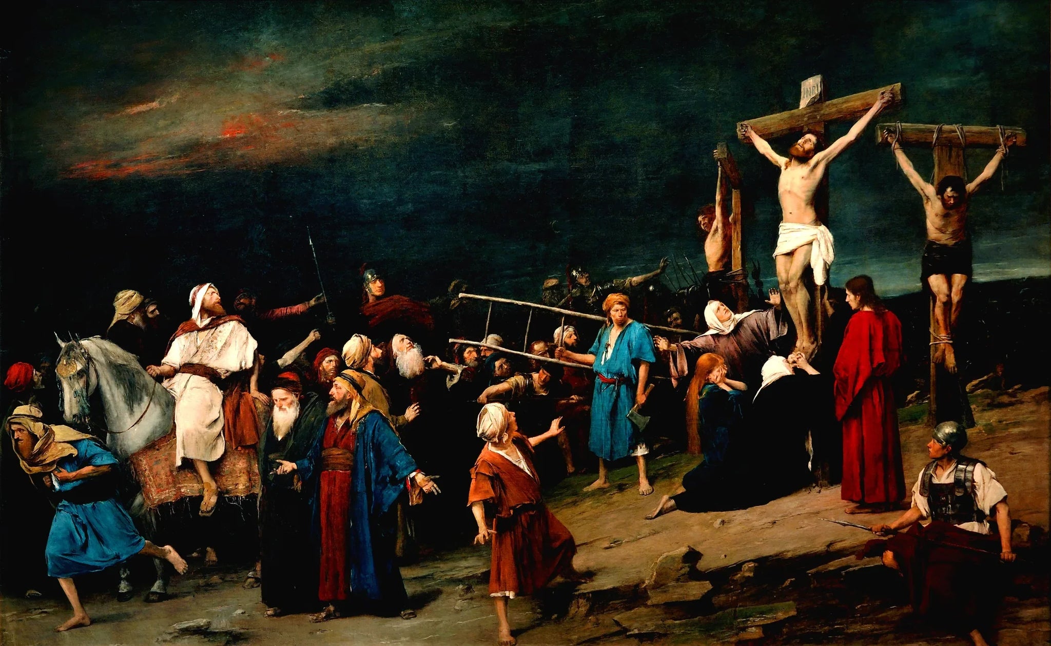 Golgotha - Mihály Munkácsy image 1 tableau peint à l’huile sur toile