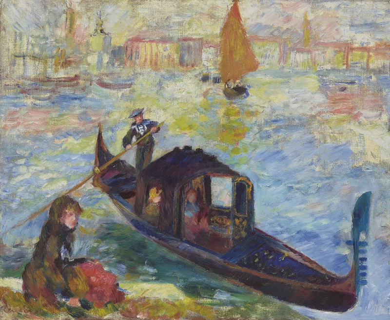Gondole, Venise - Pierre-Auguste Renoir