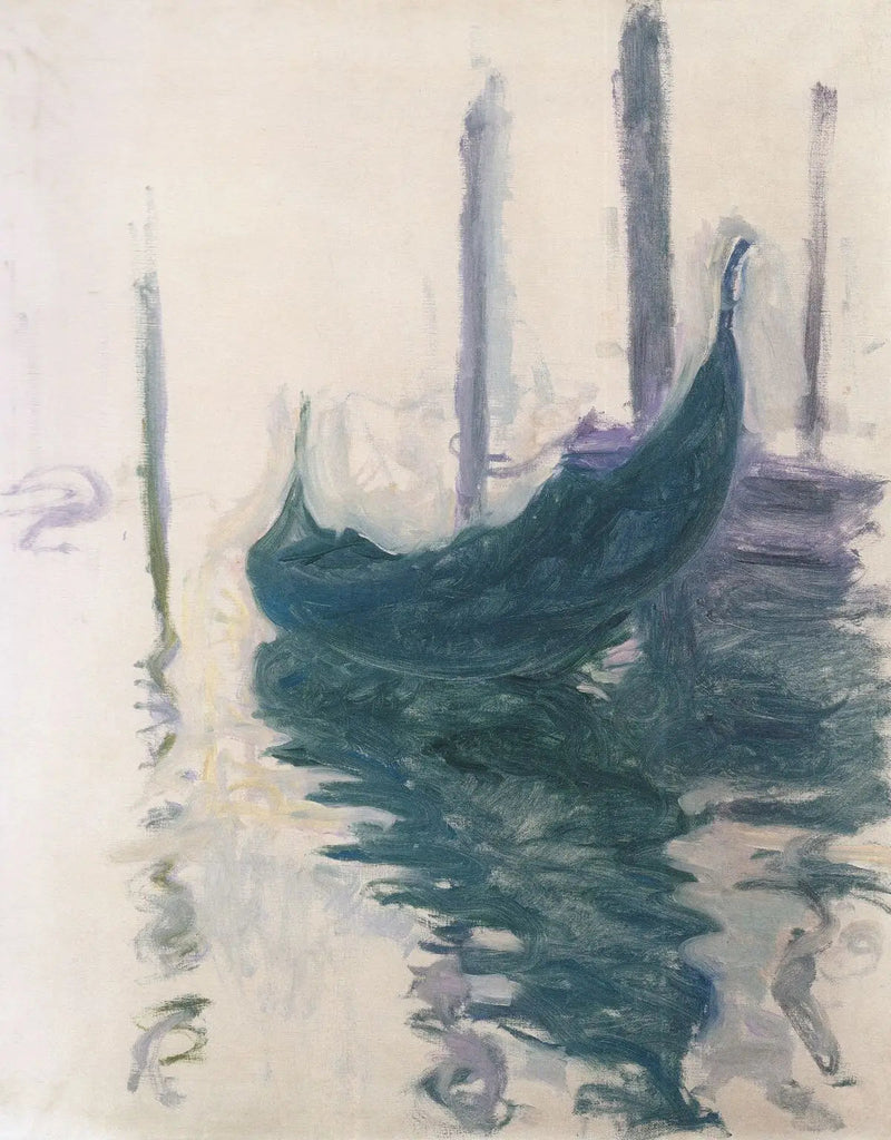 Gondoles à Venise - Claude Monet