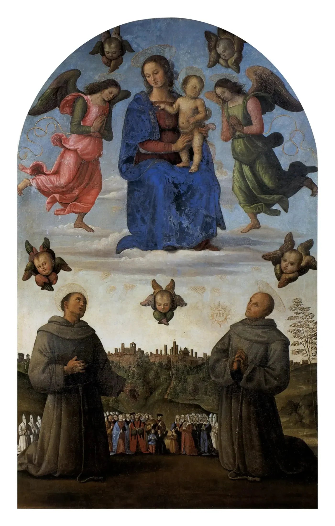 Gonfanon de la Justice - Pietro Perugino image 1 tableau peint à l’huile sur toile