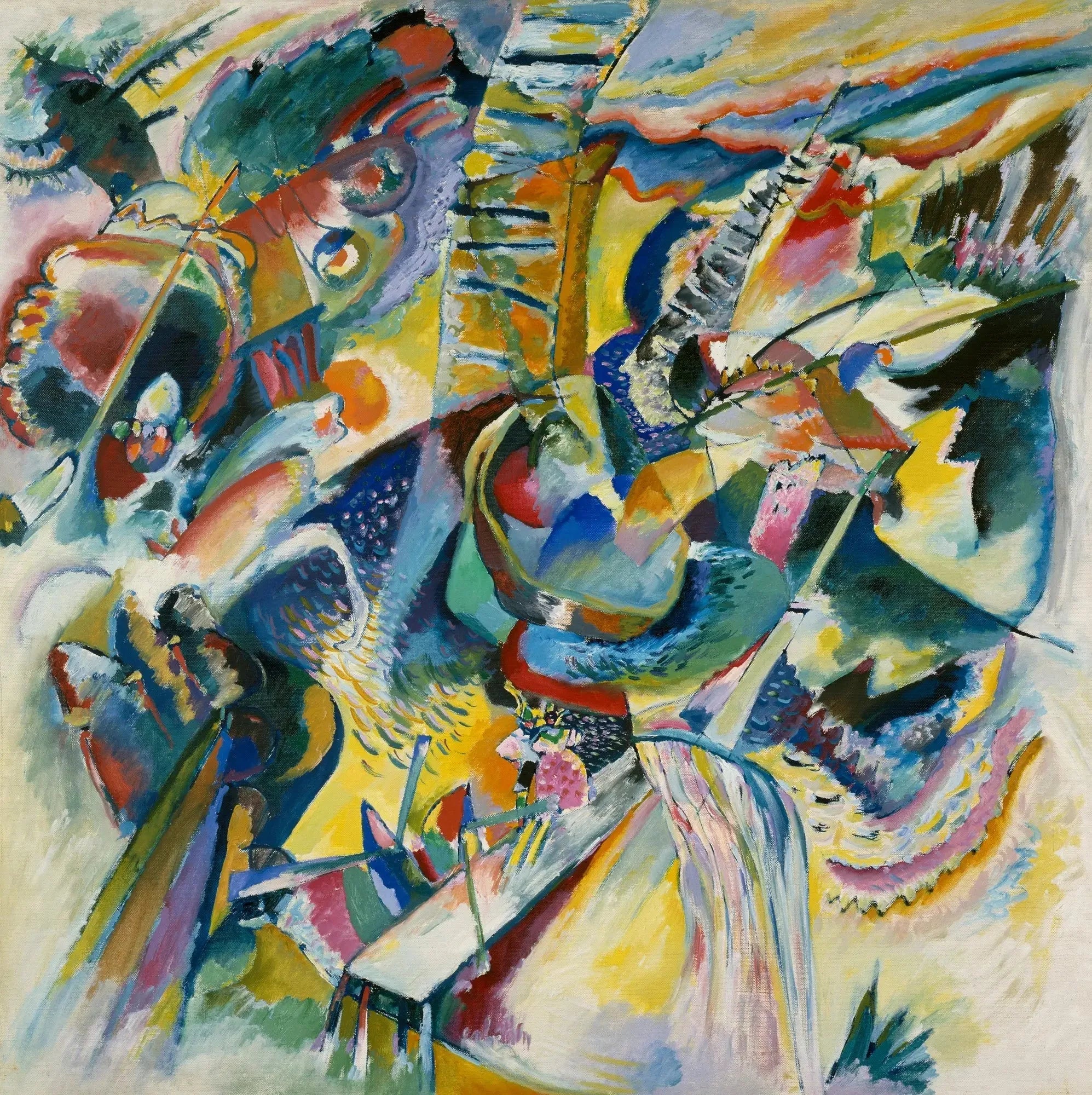 Gorge (Improvisation) - Vassily Kandinsky image 1 reproduction de peinture à l’huile