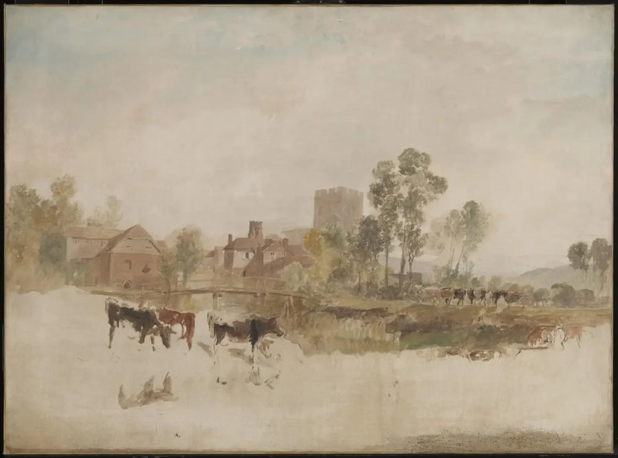Goring Mill and Church - J. M. W. Turner