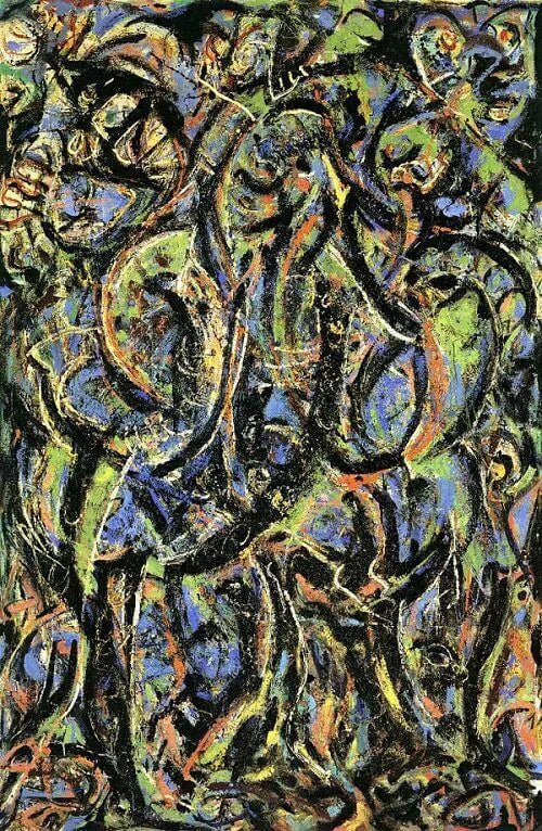 gothique - Jackson Pollock image 1 reproduction réalisée par Alpha Reproduction