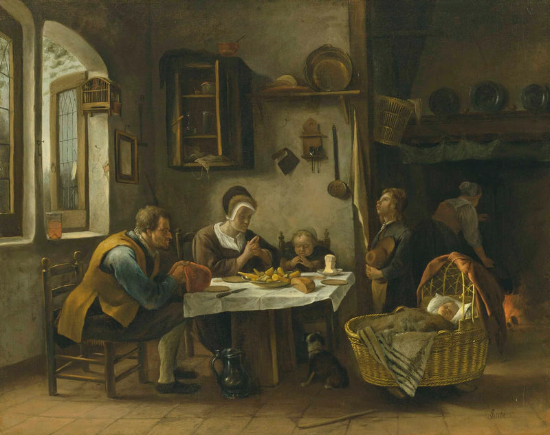 Grâce avant le repas - Jan Steen
