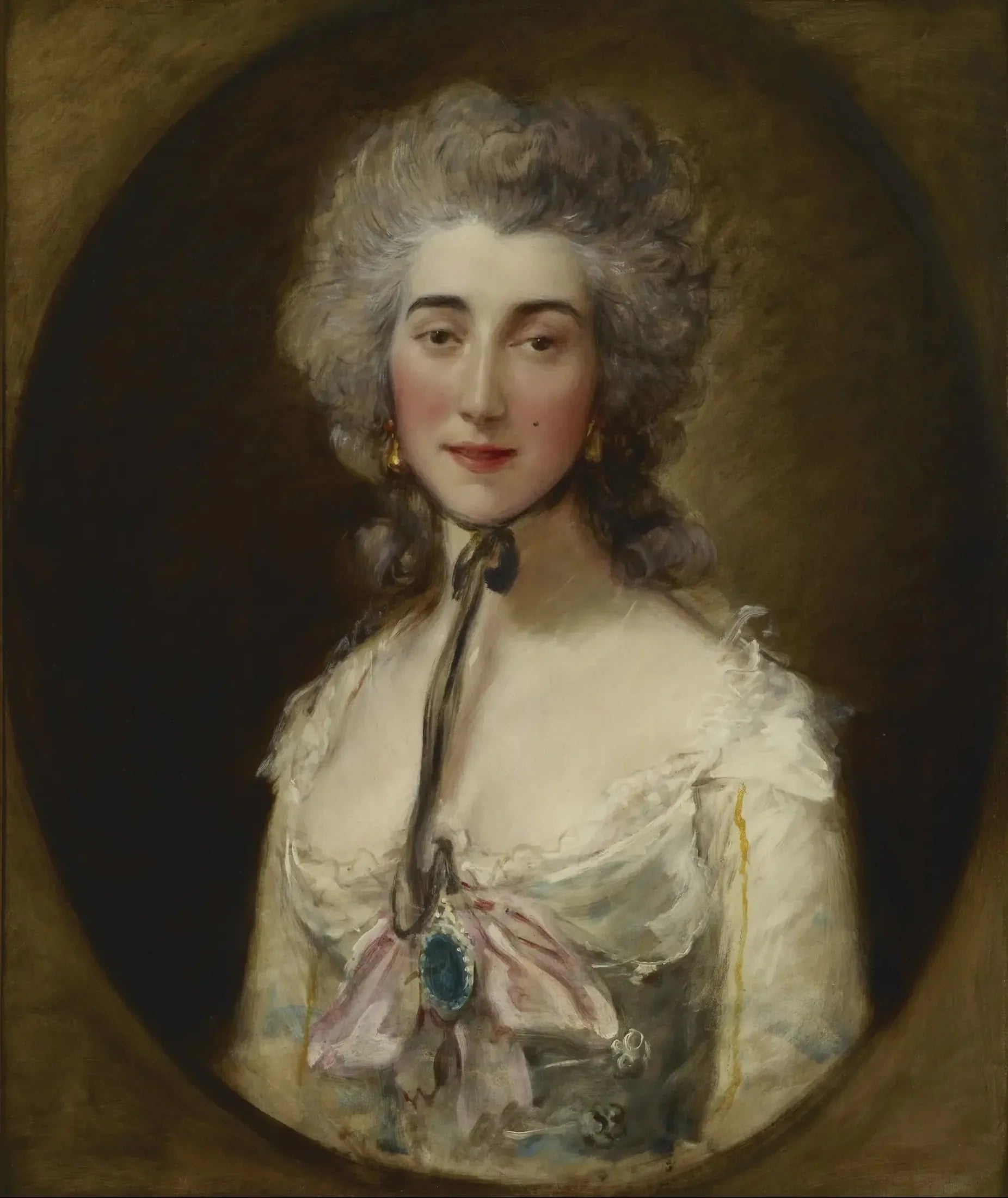 Grace Dalrymple Elliott - Thomas Gainsborough image 1 reproduction réalisée par Alpha Reproduction