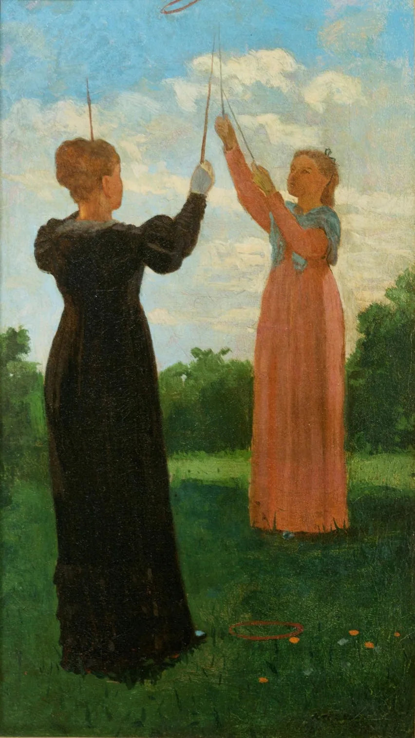 Grace Hoops - Winslow Homer image 1 reproduction réalisée par Alpha Reproduction