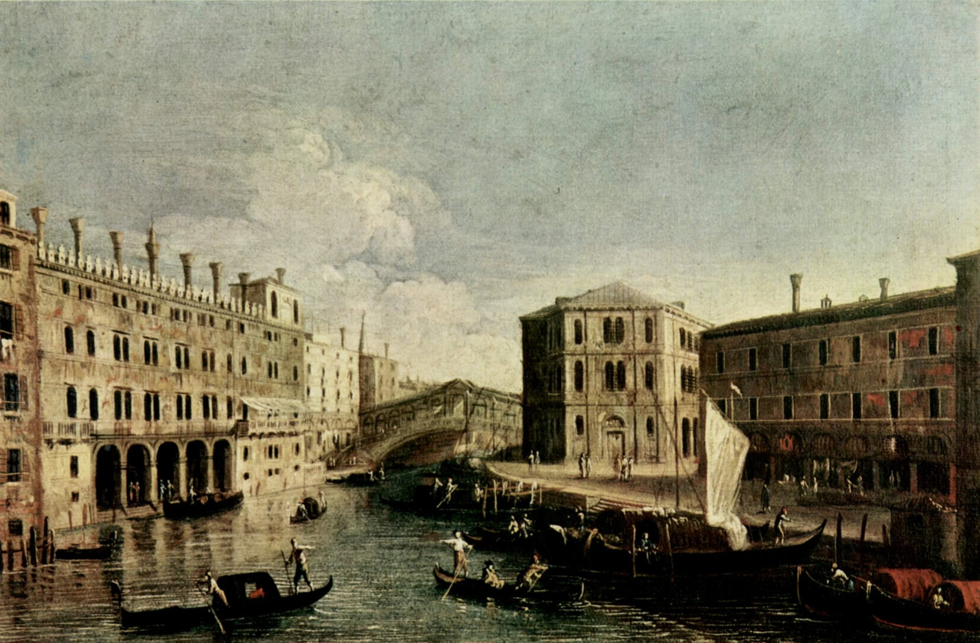 Le Grand Canal au Rialto - Canaletto