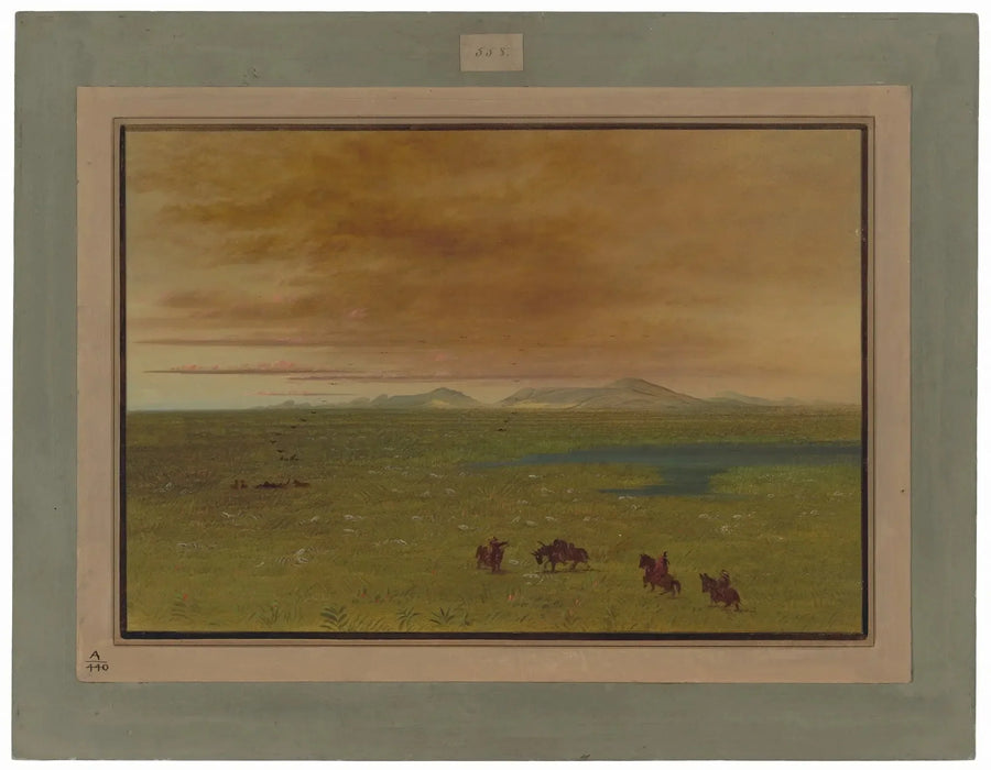 Grand Lavoir, Pampa del Sacramento - George Catlin