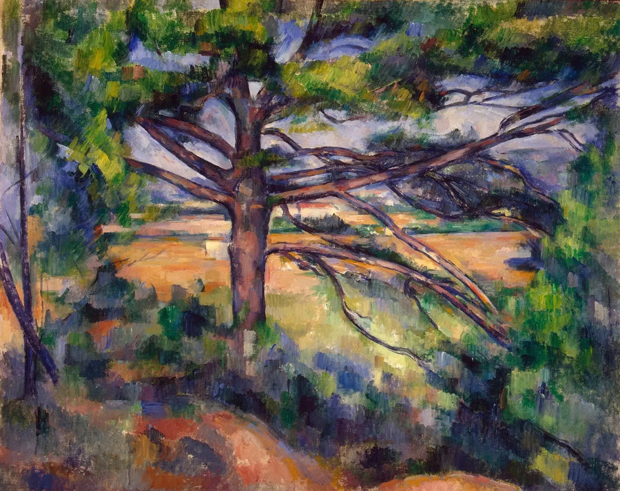 Grand pin et terres rouges - Paul Cézanne