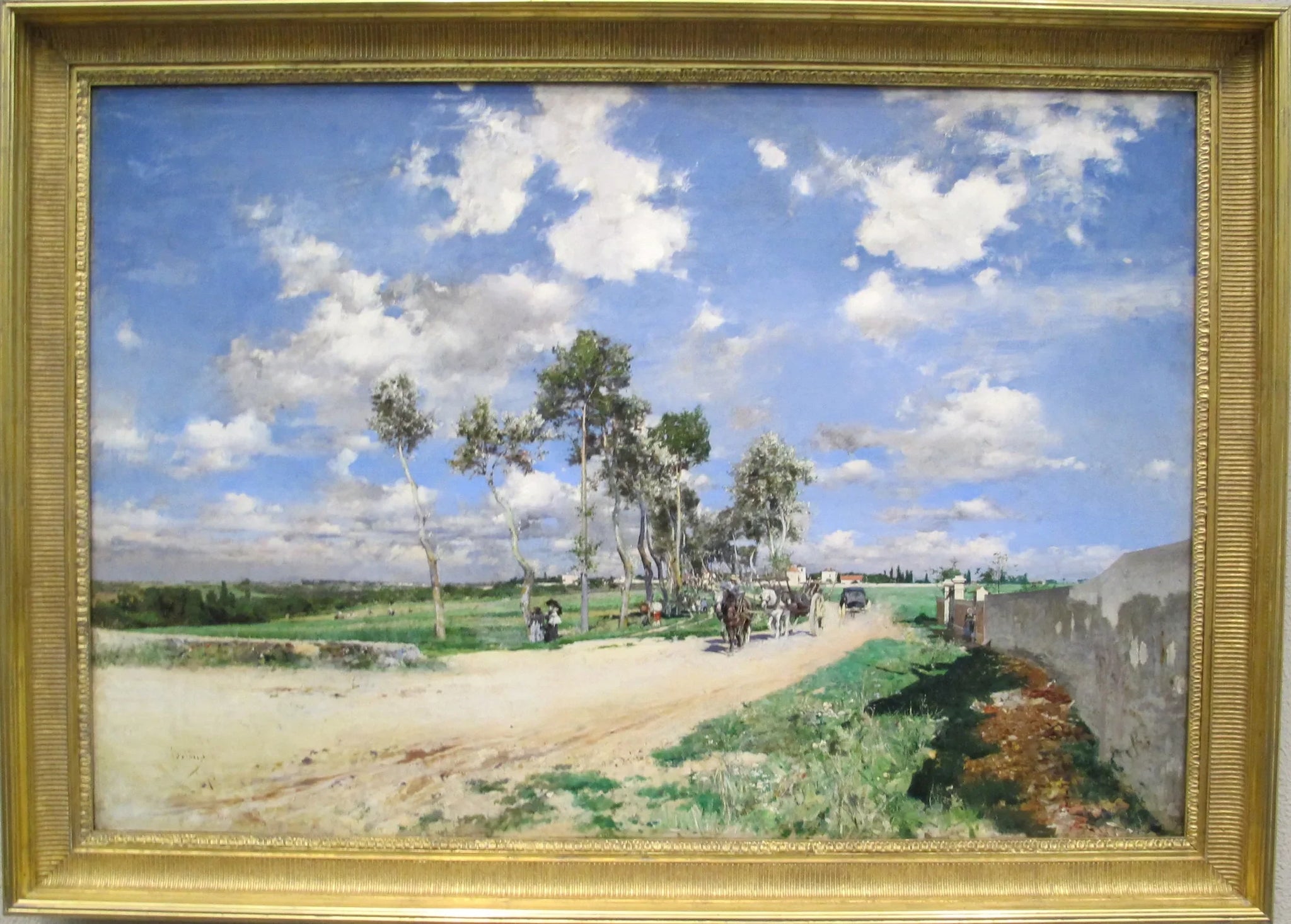 Grand-Rue à Combs-la-Ville - Giovanni Boldini image 1 reproduction de peinture à l’huile
