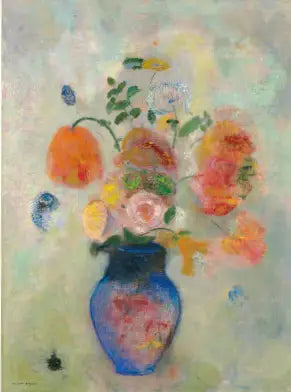 Grand vase avec des fleurs - Odilon Redon image 1 copie de tableau peinte à la main