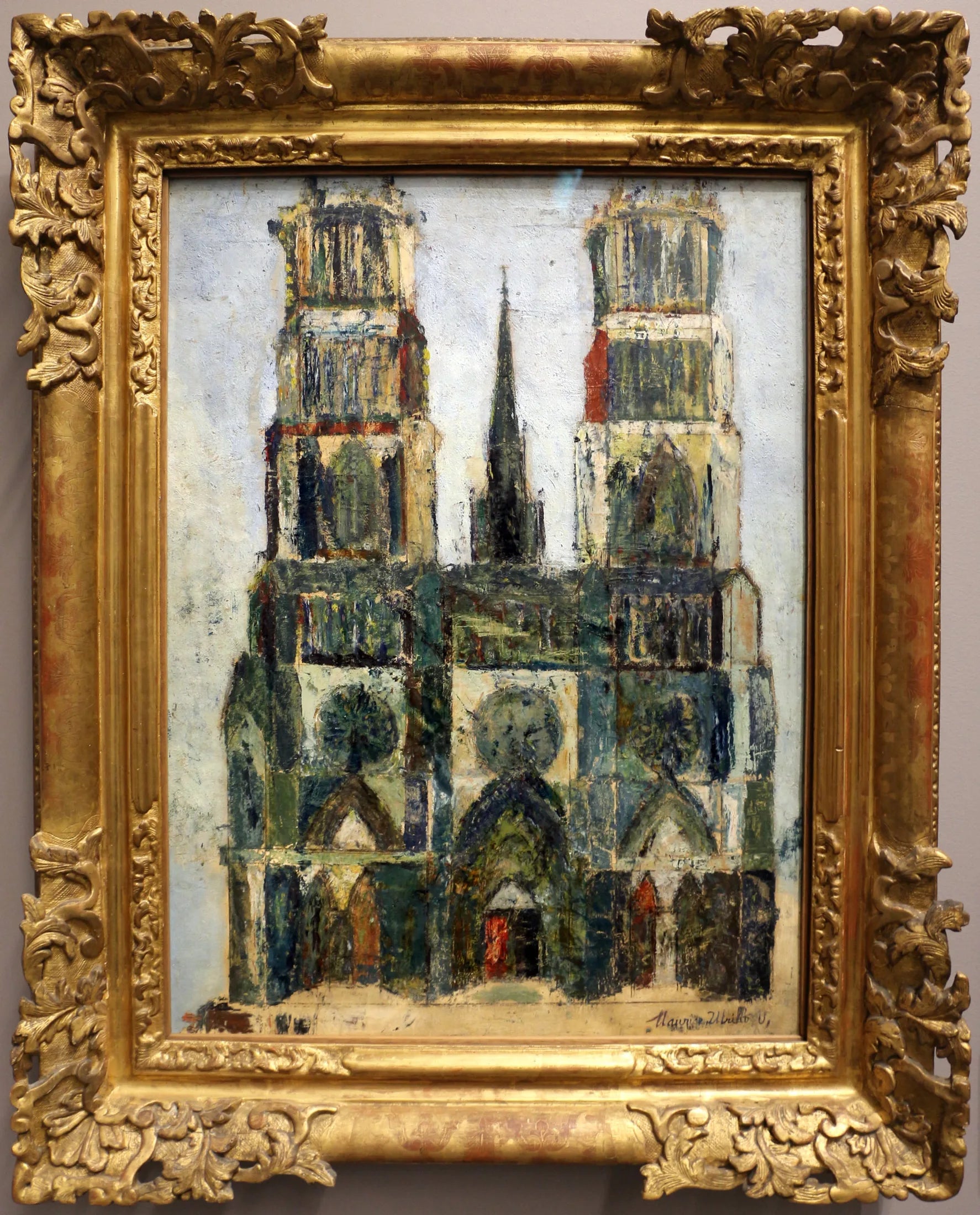 Grande cathédrale - Maurice Utrillo image 1 tableau peint à l’huile sur toile