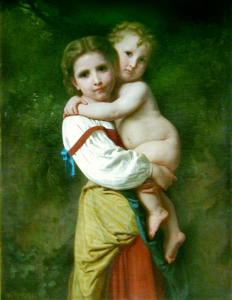 La Grande Sœur, réduction (1865) - Bouguereau