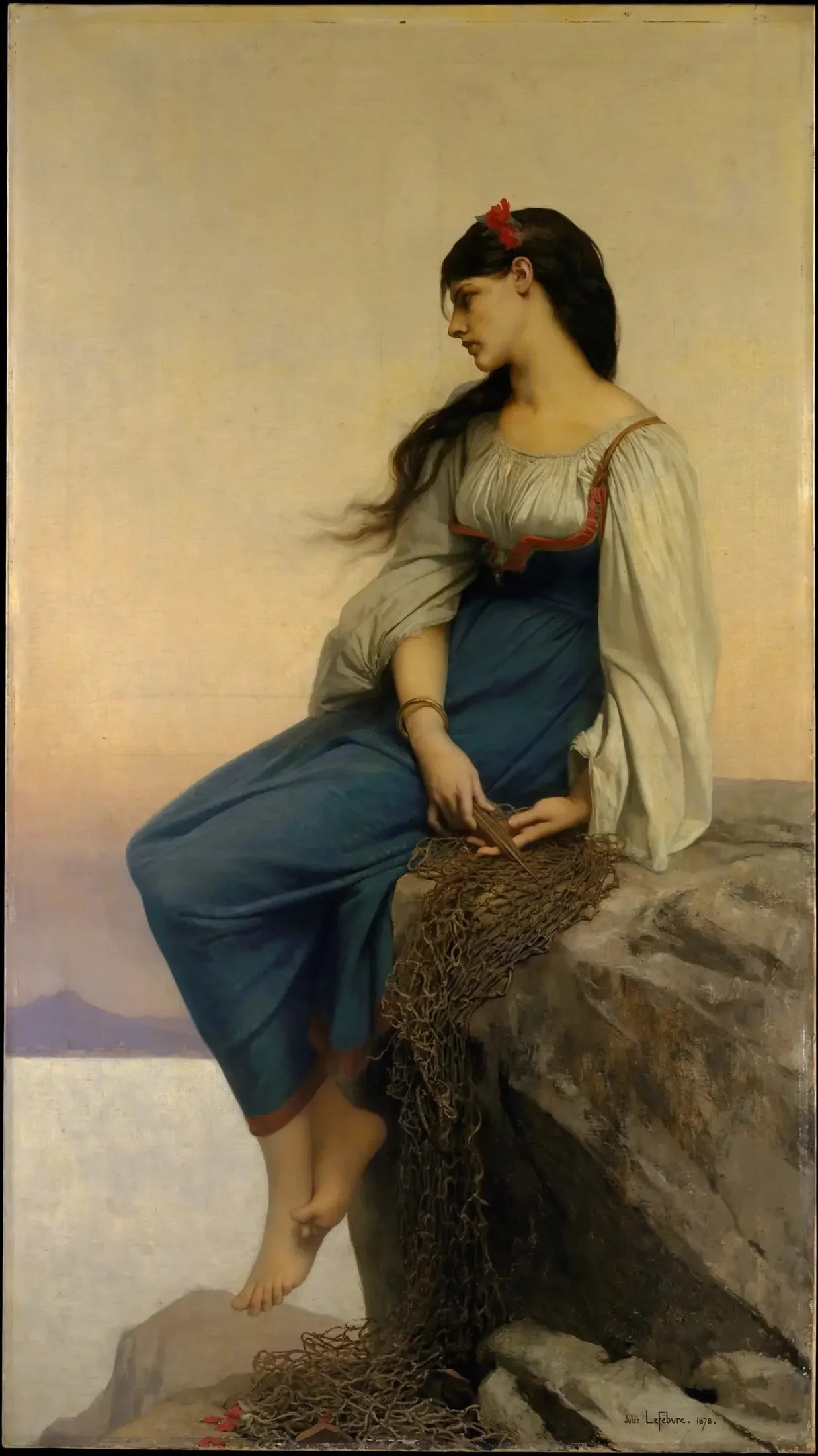 Graziella - Jules Lefebvre image 1 reproduction artisanale de tableau