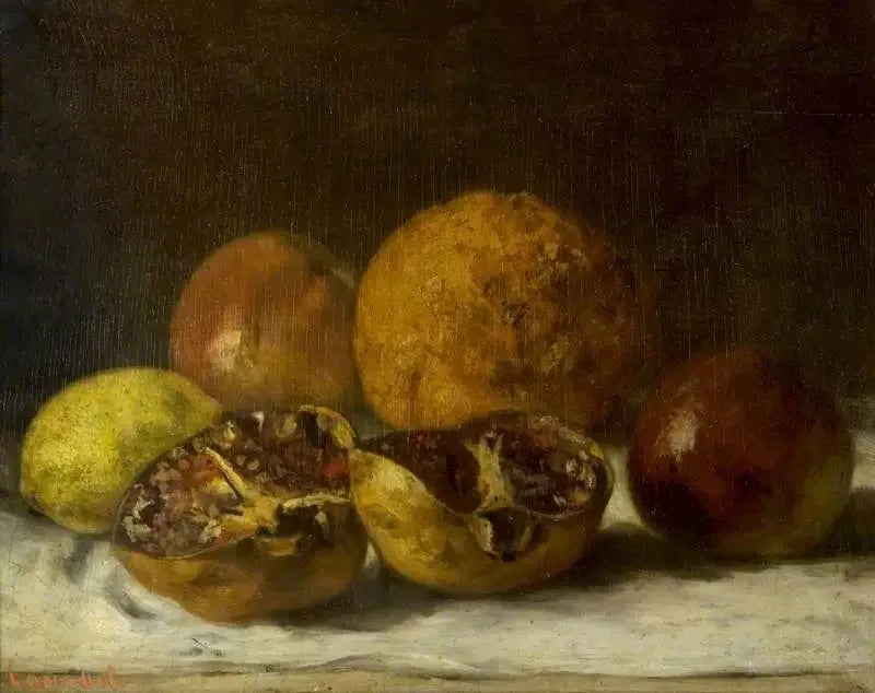 Grenades - Gustave Courbet image 1 reproduction réalisée par Alpha Reproduction