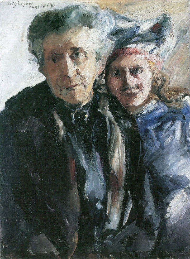 Großmutter und Enkelin - Lovis Corinth