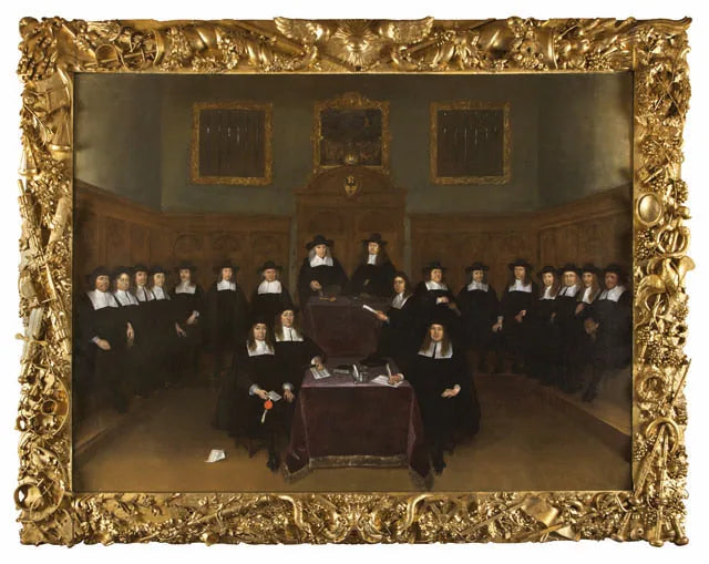 Groepsportret van de Deventer Magistraat in het Stadhuis in 1667 - Gerard ter Borch
