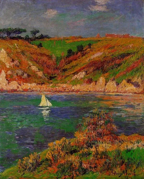 Groix - Henry Moret image 1 reproduction de peinture à l’huile
