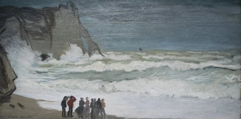 Grosse mer à Étretat - Claude Monet