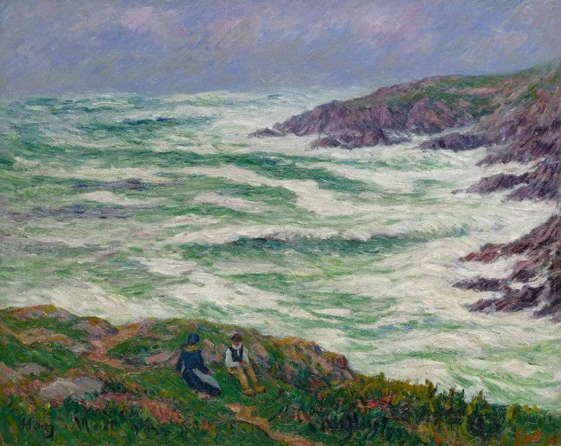 Grosse mer - Henry Moret image 1 copie de tableau peinte à la main