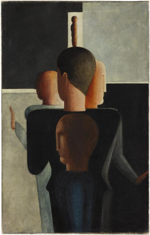 Groupe concentrique - Oskar Schlemmer image 1 copie peinte à la main à l’huile