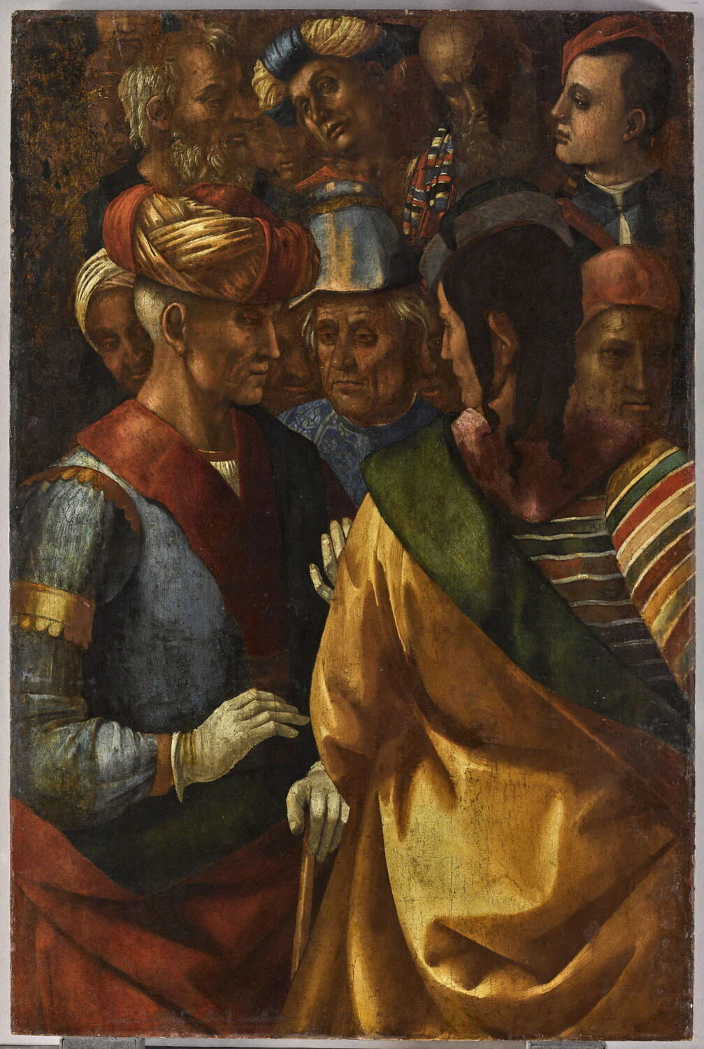 Groupe de quinze personnages debout - Luca Signorelli
