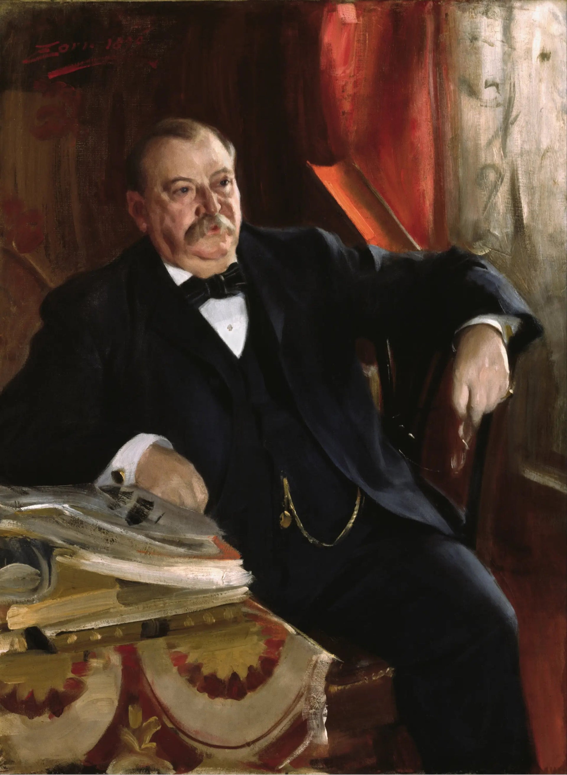 Grover Cleveland - Anders Zorn image 1 reproduction artisanale de tableau