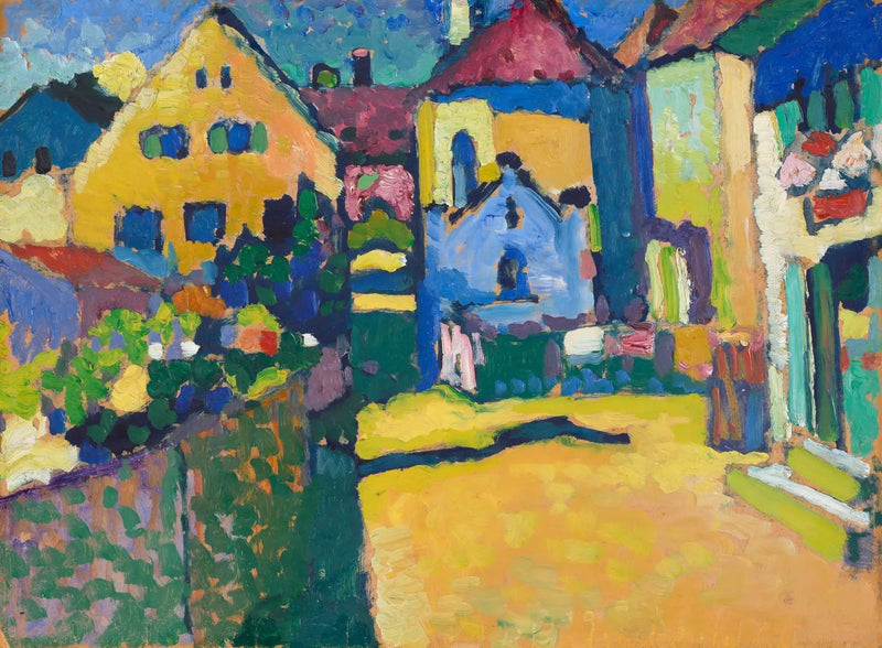 Grungasse à Murnau - Vassily Kandinsky