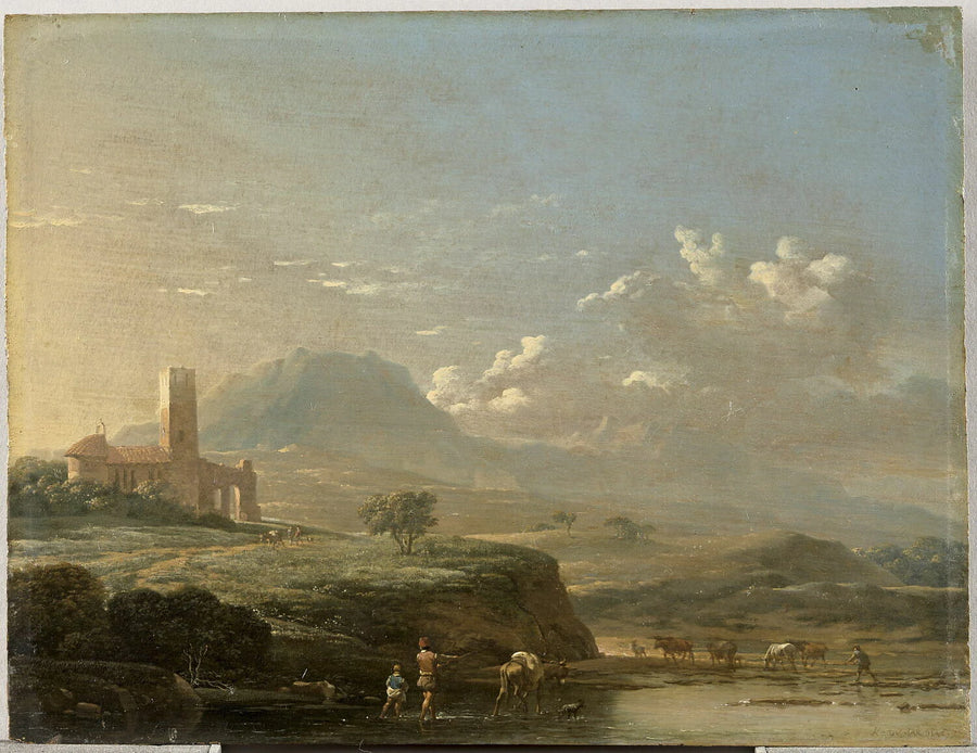 Le Gué. Site d'Italie - Karel Dujardin