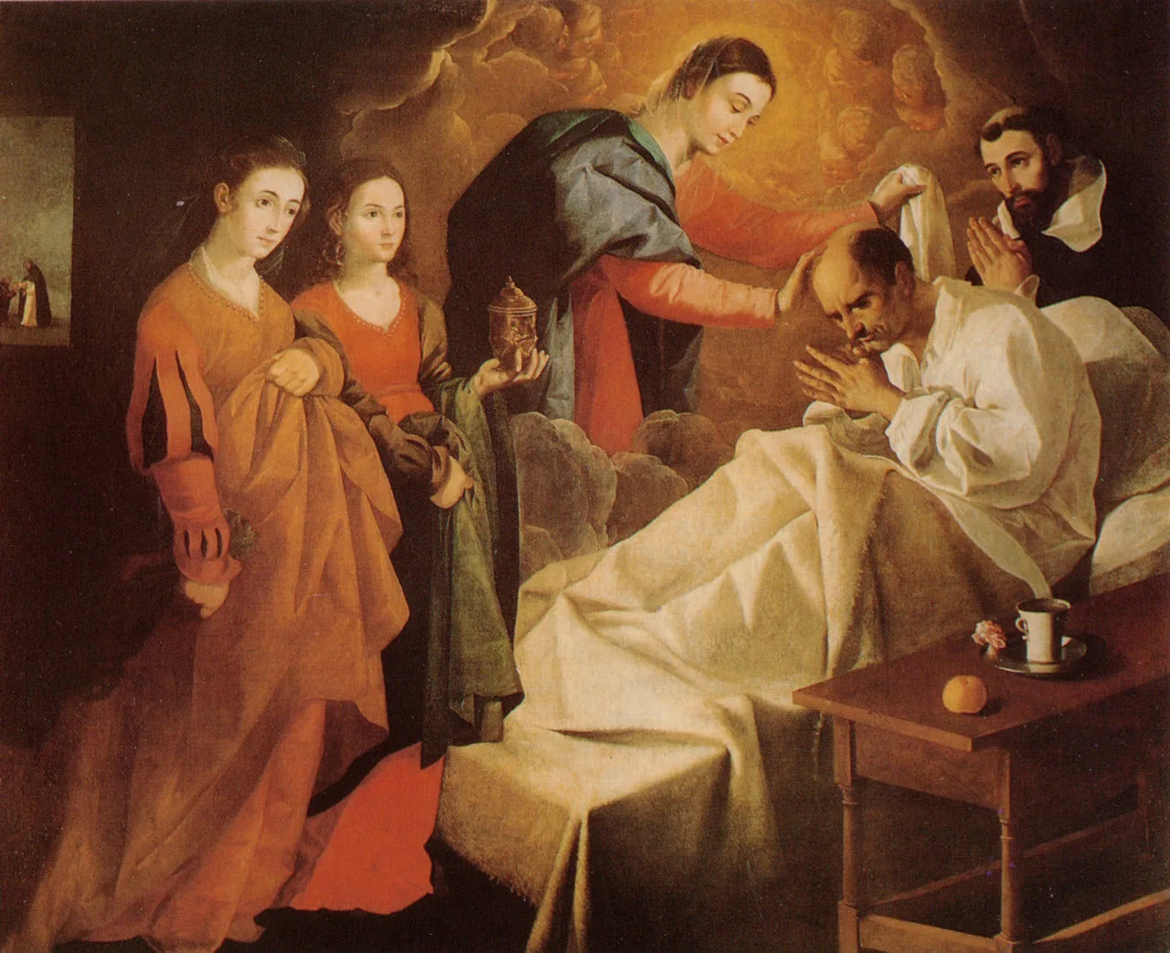 Guérison miraculeuse du bienheureux Réginald d'Orléans - Francisco de Zurbarán image 1 reproduction réalisée par Alpha Reproduction
