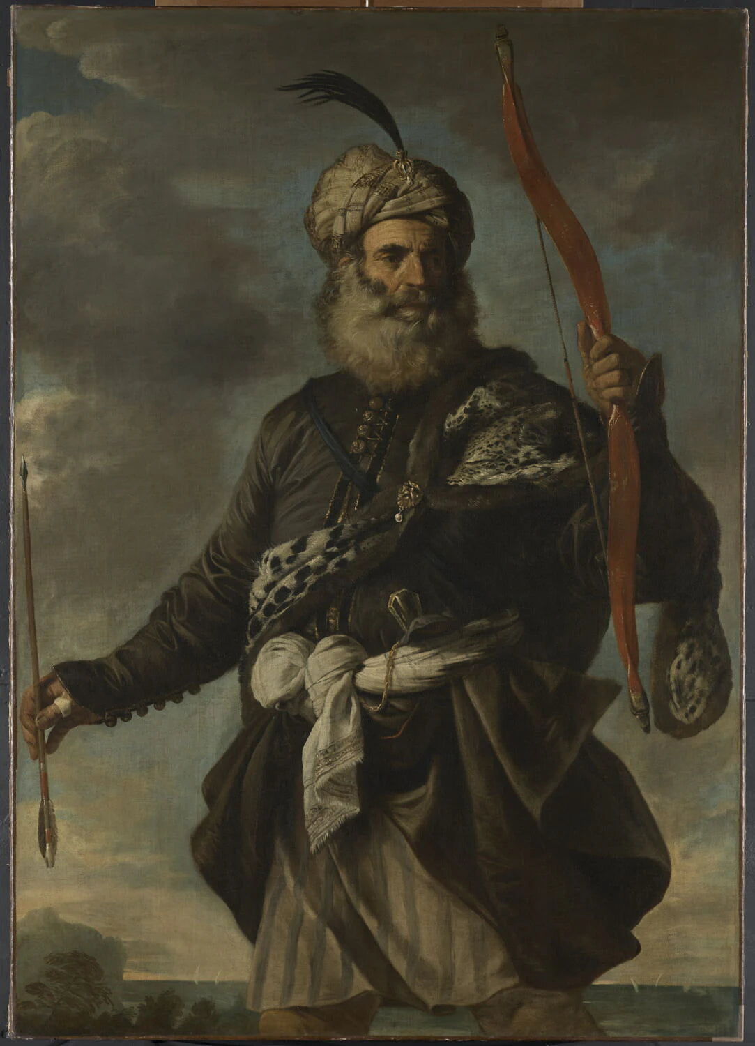 Guerrier oriental, dit aussi Pirate barbaresque - Pier Francesco Mola
