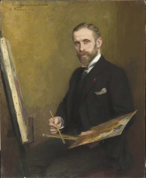 Guillaume Dubufe - Émile Friant image 1 copie de tableau peinte à la main