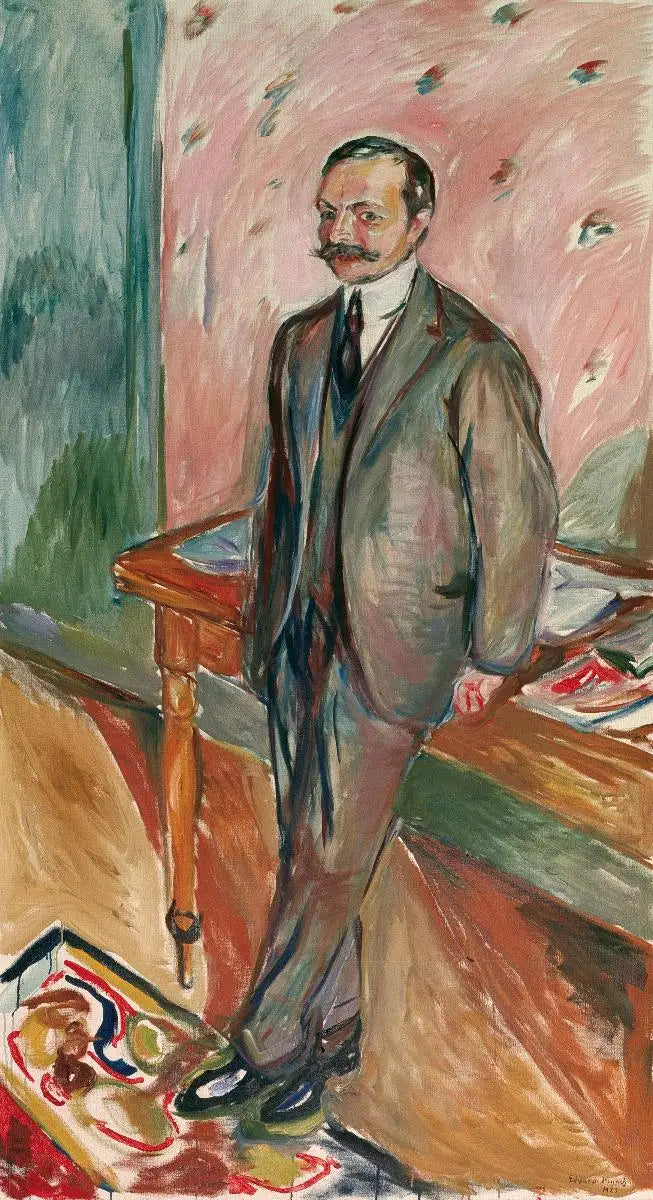 Guillaume Wartmann - Edvard Munch image 1 tableau peint à l’huile sur toile