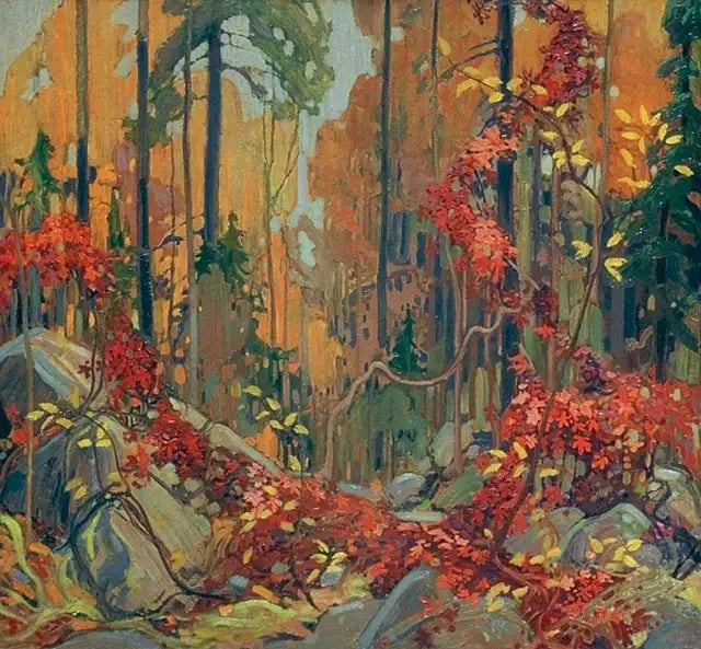 Guirlande automnale - Tom Thomson image 1 reproduction artisanale de tableau
