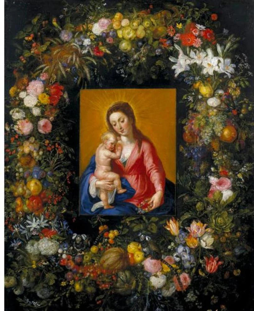 Guirlande avec la Vierge à l'Enfant - Jan Brueghel l'Ancien|Hendrick van Balen