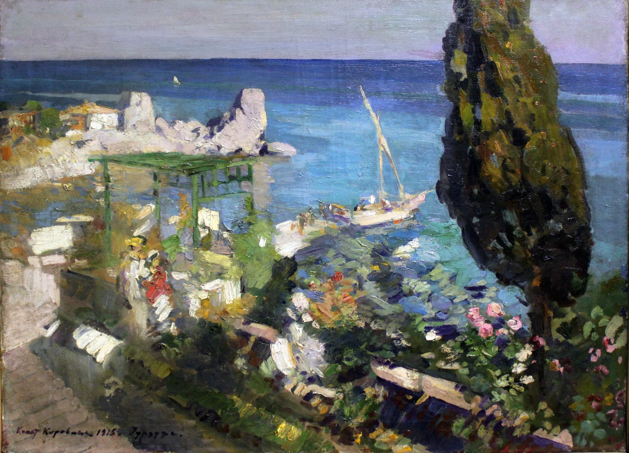 Gurzuf - Konstantin Korovin image 1 reproduction de peinture à l’huile