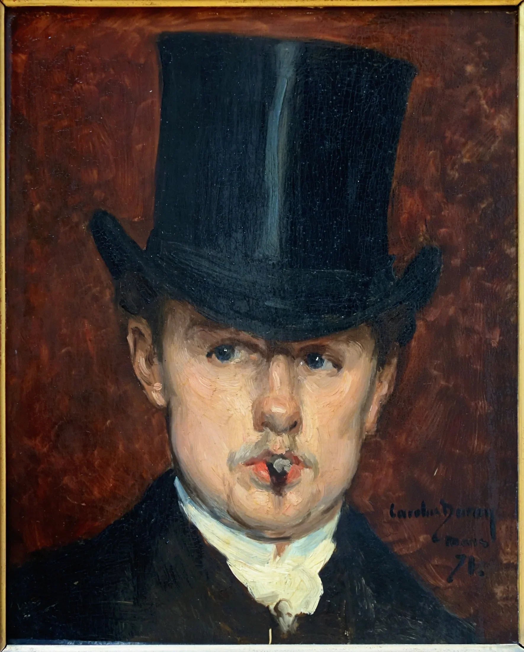 Gustave Tempelaere, marchand de tableaux à Paris - Carolus-Duran image 1 copie de tableau peinte à la main