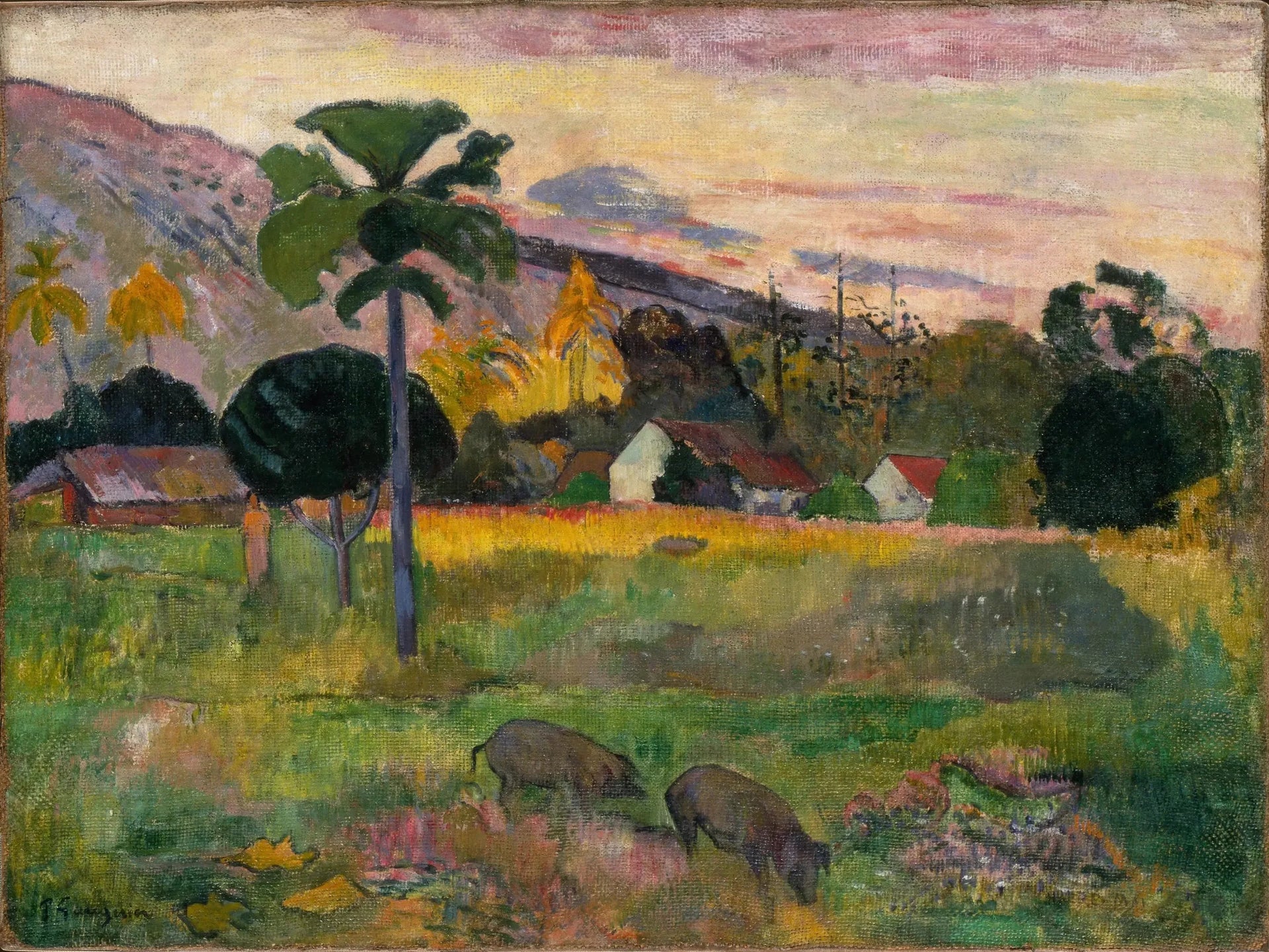 Haere Mai - Paul Gauguin image 1 reproduction de peinture à l’huile