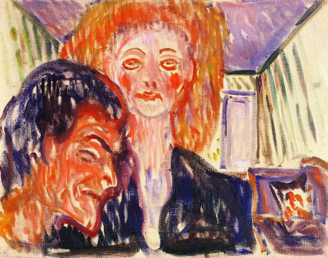 Haine - Edvard Munch image 1 reproduction artisanale de tableau