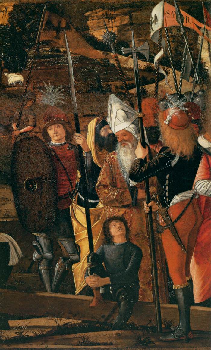Hallebardiers et Vieillards - Vittore Carpaccio image 1 reproduction artisanale de tableau