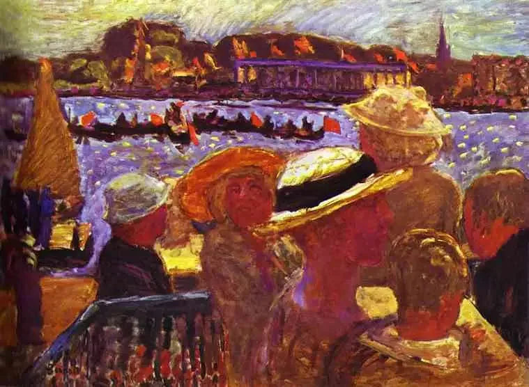 Hambourg, Pique-nique - Pierre Bonnard image 1 reproduction artisanale de tableau