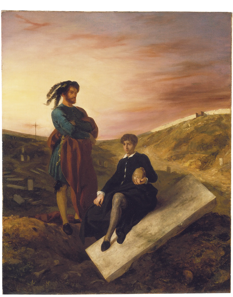 Hamlet et Horatio au cimetière - Eugène Delacroix