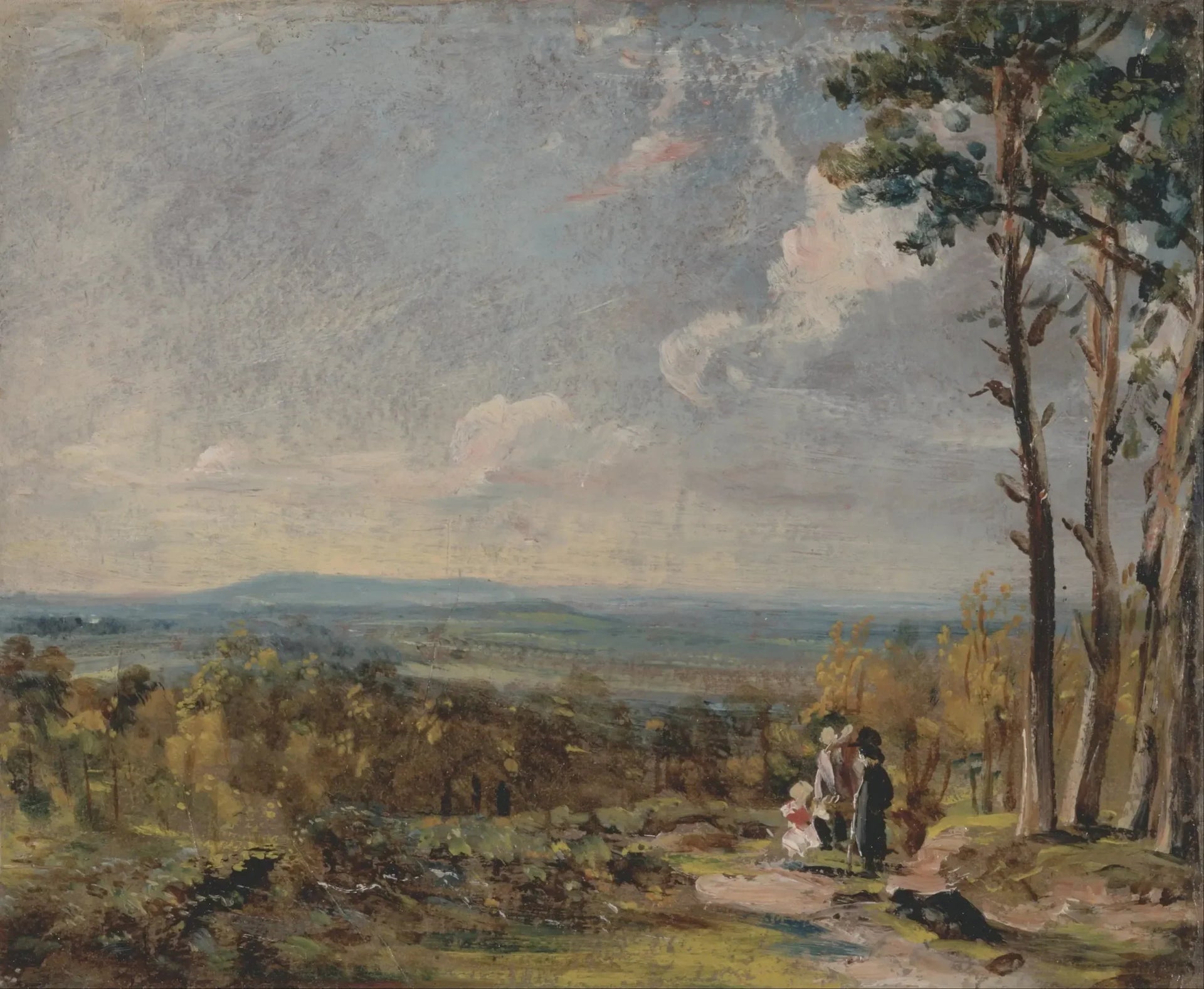 Hampstead Heath en direction de Harrow - John Constable image 1 tableau peint à l’huile sur toile