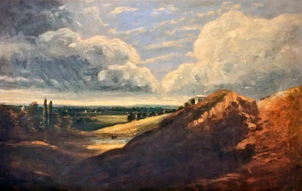 Hampstead Heath, étang de Branch Hill - John Constable image 1 tableau peint à l’huile sur toile
