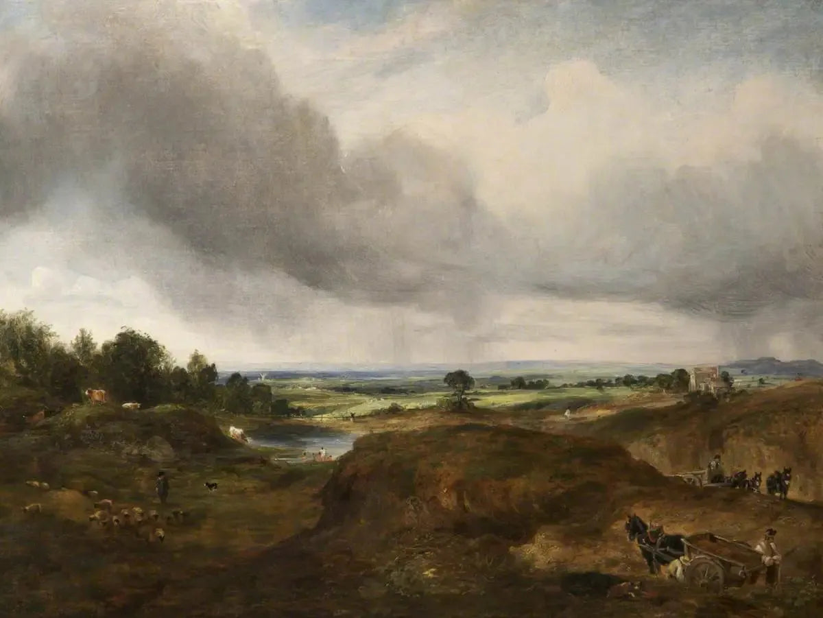 Hampstead Heath - John Constable image 1 copie de tableau peinte à la main