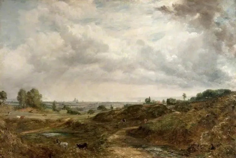 Hampstead Heath - John Constable image 1 reproduction artisanale de tableau