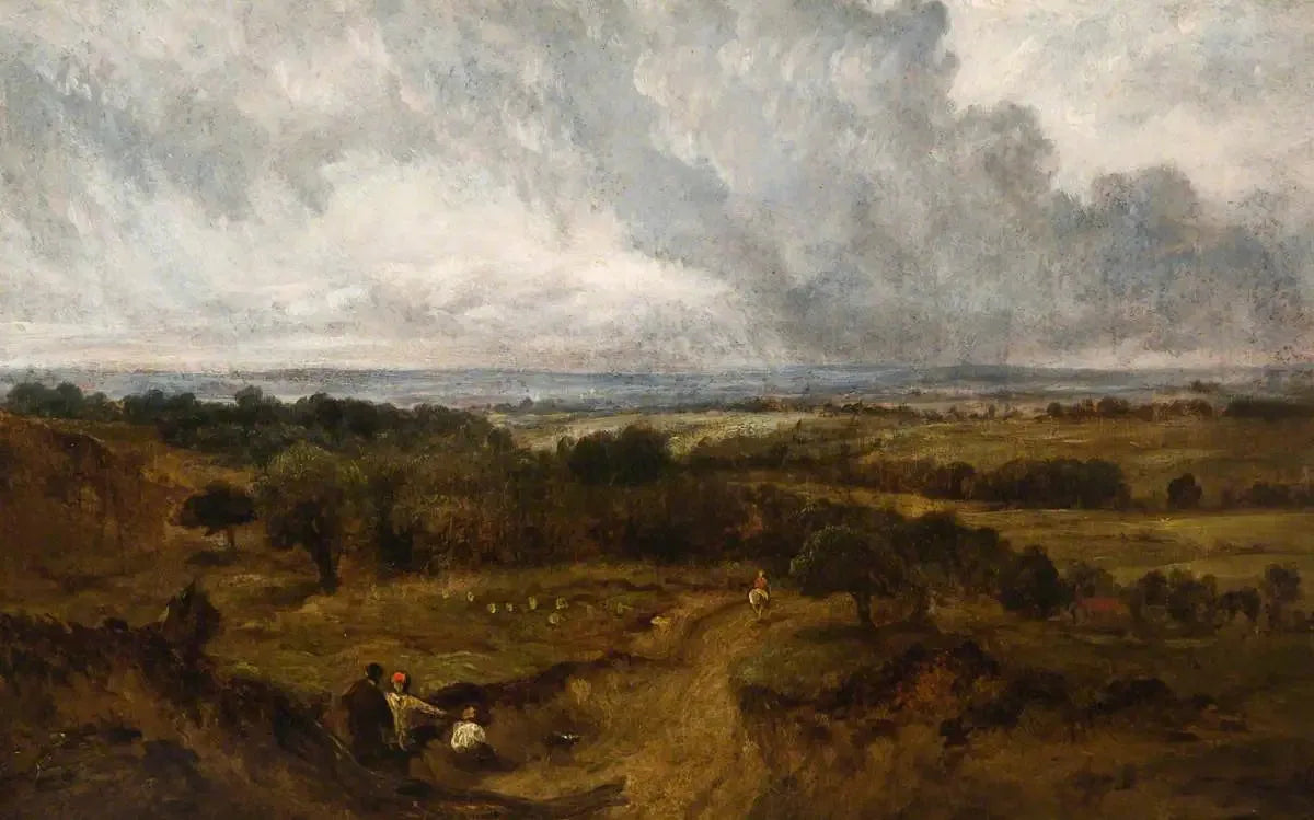 Hampstead Heath - John Constable image 1 reproduction de peinture à l’huile