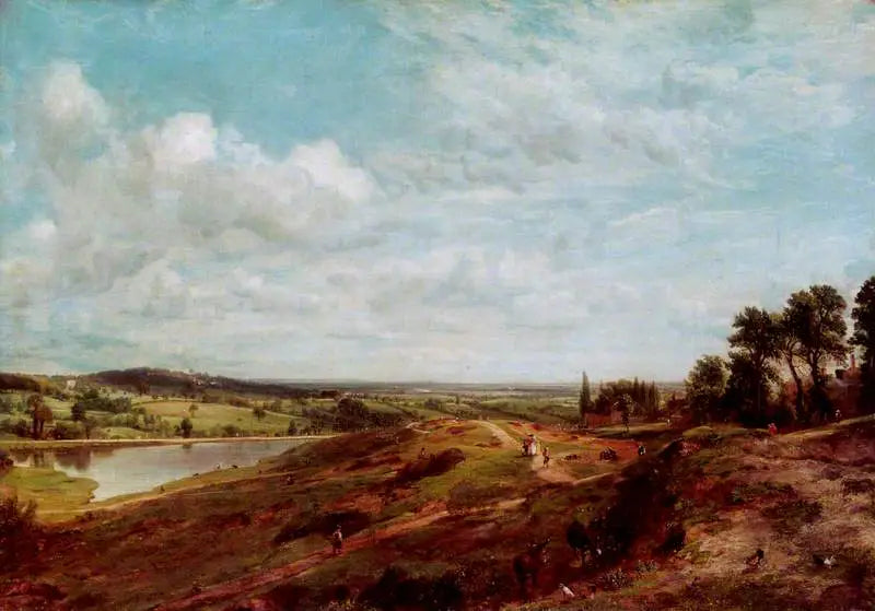 Hampstead Heath - John Constable image 1 copie peinte à la main à l’huile