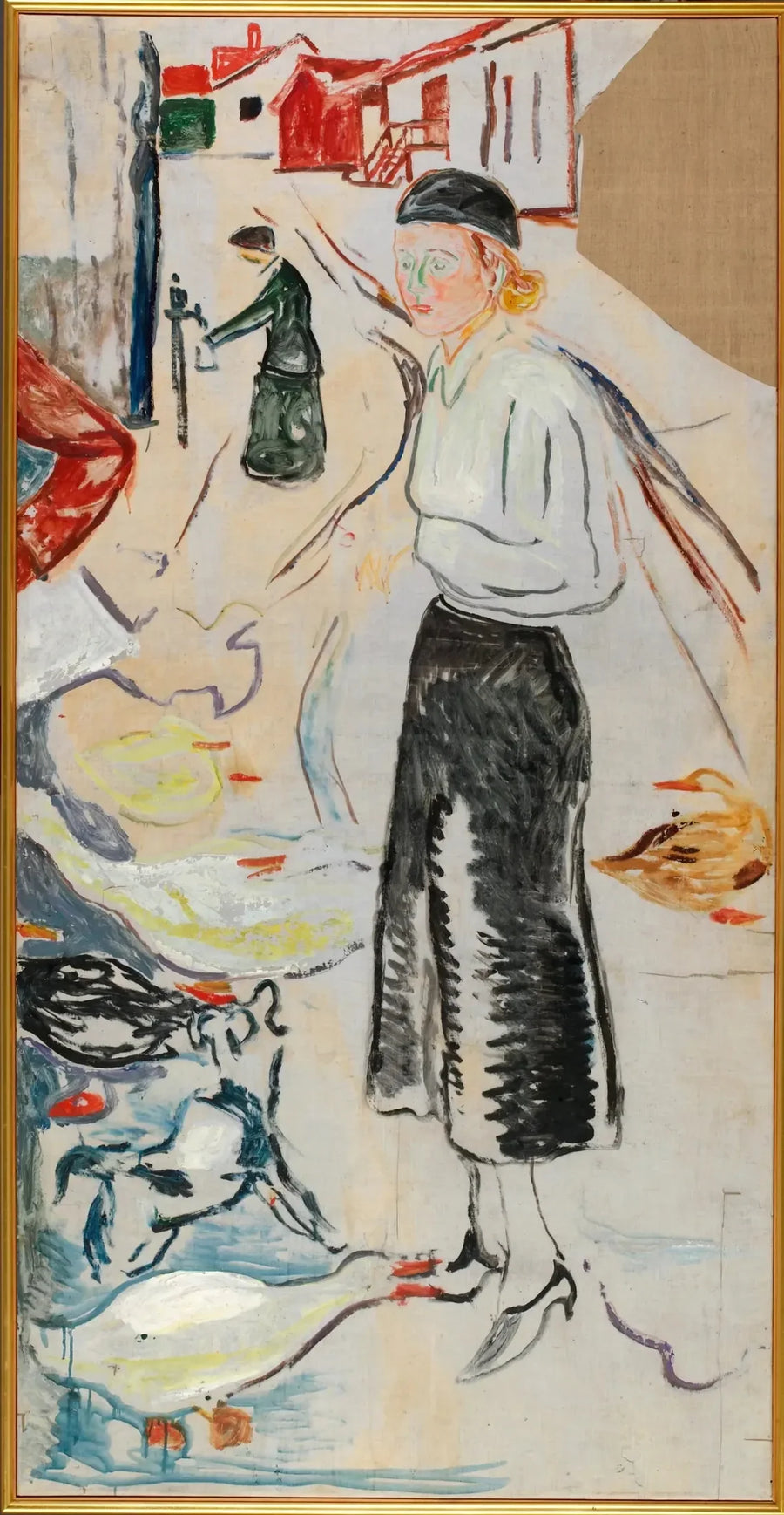 Hanna Brieschke à Åsgårdstrand - Edvard Munch