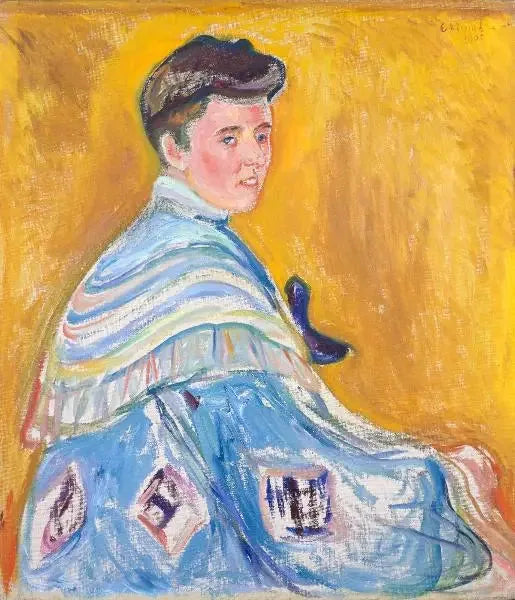 Hanni Esche - Edvard Munch image 1 tableau peint à l’huile sur toile